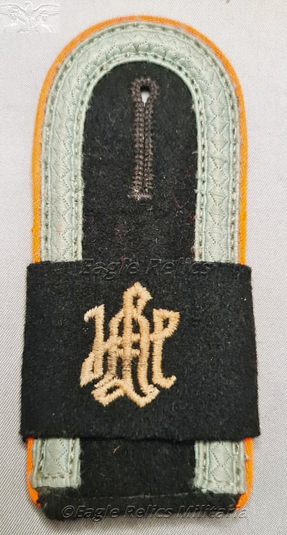 LAH ϟϟ Single “Unterscharfuhrer” Shoulder board – Feld Gendarmarie