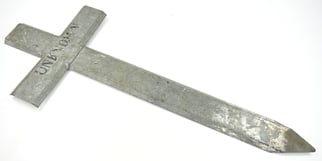 Canadian WW2 Temporary Grave Marker 'Unknown'