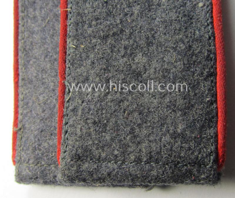 Pair of WH (Luftwaffe), enlisted-mens'-type shoulderstraps as was intended for - and clearly used by! - a: 'Soldat eines Flakartillerie-Regiments o. Abteilungs'