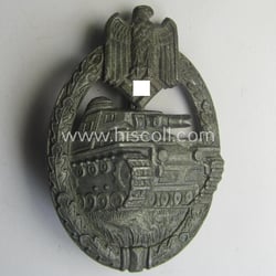 'Panzerkampfabzeichen in Bronze' being a clearly maker- (ie....