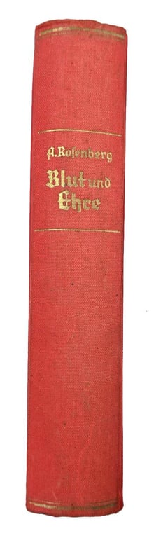 Book Alfred Rosenberg 'Blut und Ehre'