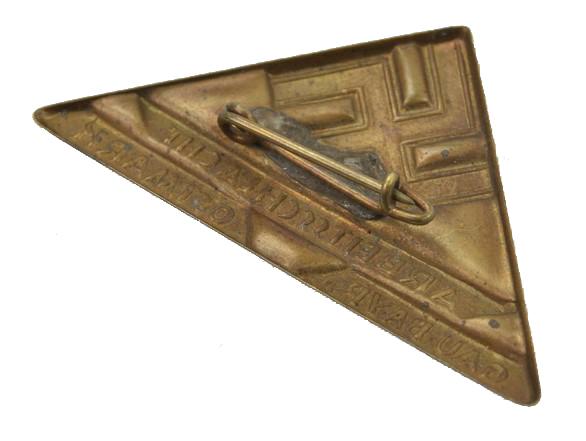 German Arbeitsschlacht Gau Bayr. Ostmark Badge
