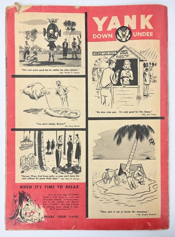US WW2 Yank Magazine October 13th, 1944