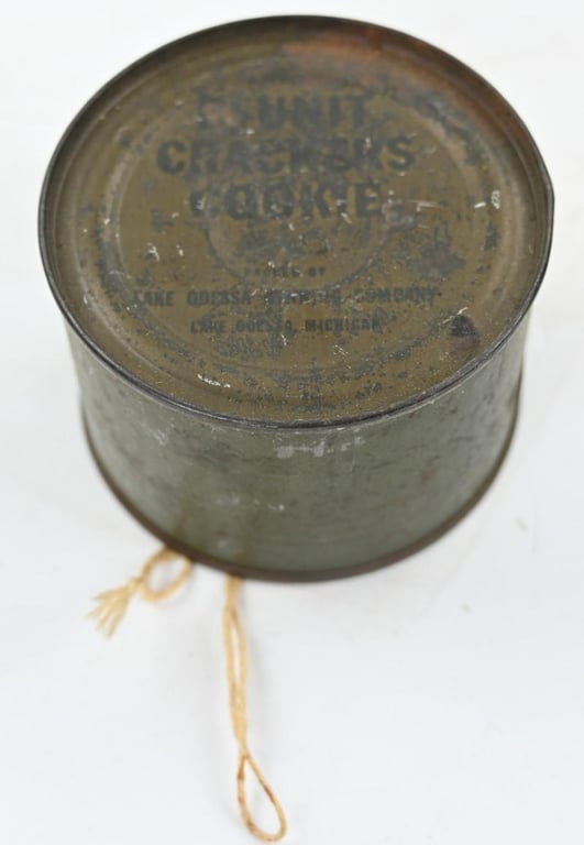 US WW2 B-Unit Ration Tin Can