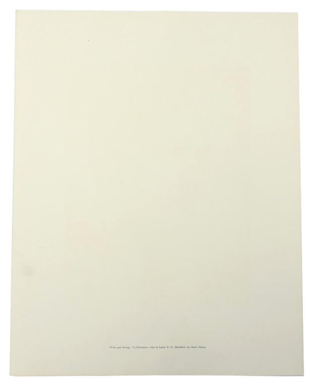 German Adolf Hitler Charcoal Drawing Litho Print