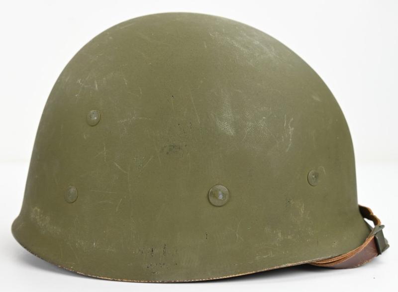 US WW2 M1 Fixed Bale Helmet 'Schlueter' War Reject
