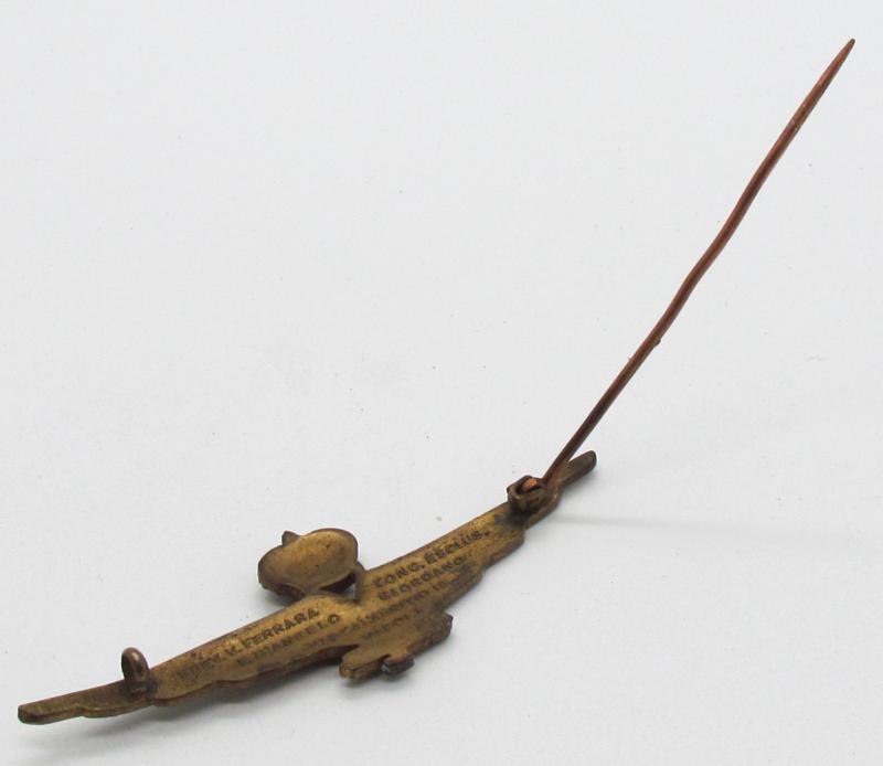 Original Italian Regia Aeronautica Pilot Badge – Kingdom of Italy (Fascist Period, 1920s–1943)