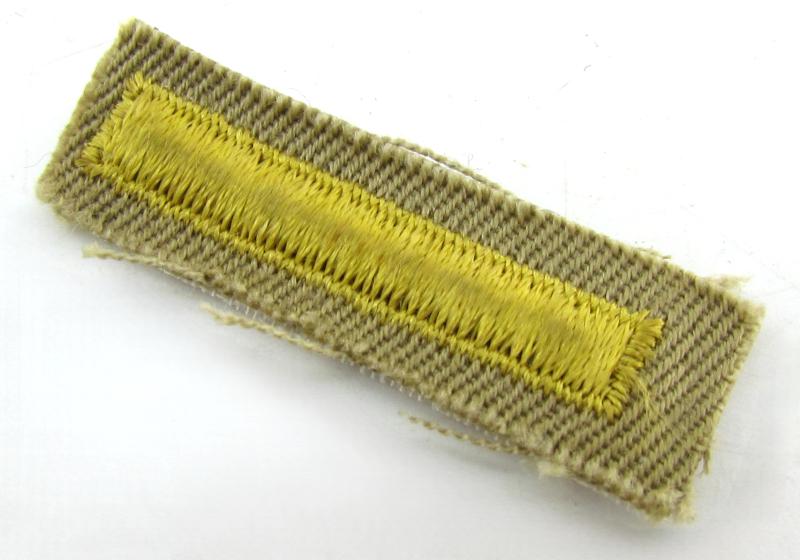 1x US WWII Overseas Service Bar on Khaki, 6 months