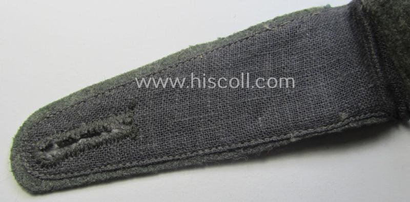 Single, WH (Heeres) early- (ie. mid-) war-period- (ie. 'M40- o. M43'-pattern) NCO-type shoulderstrap: 'Oberfwbl. der Panzer-Grenadier-Trpn.'