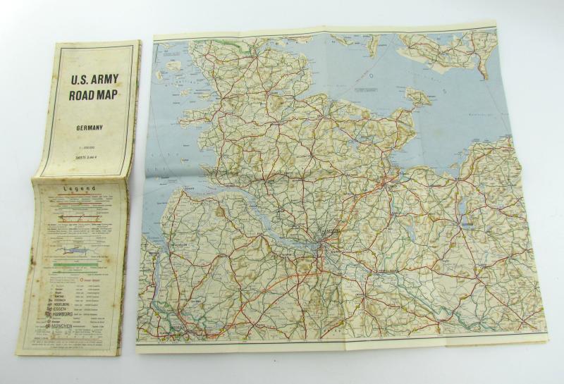 US Army Road Map Germany ( Complete )