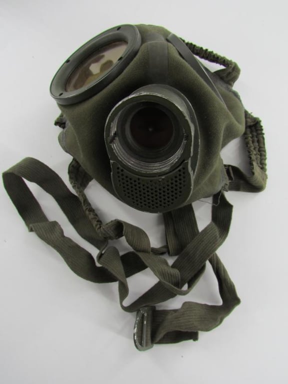 AUER German Luftschutz gasmask set..... Almost Mint
