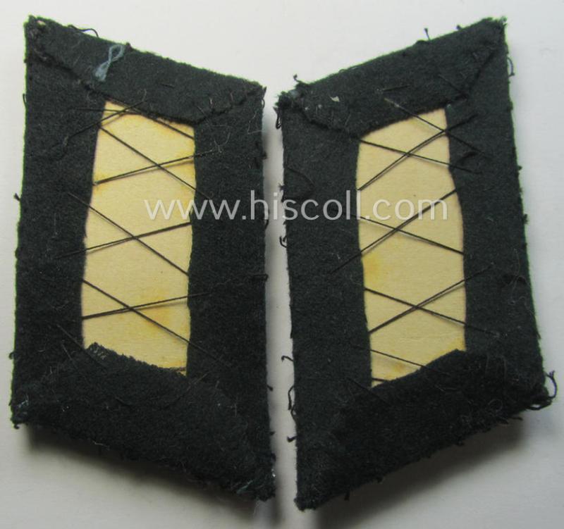 Pair of WH (Heeres) collar-tabs (ie. 'Kragenspiegel für Offiziere'): 'Offizier der Infanterie-Truppen'