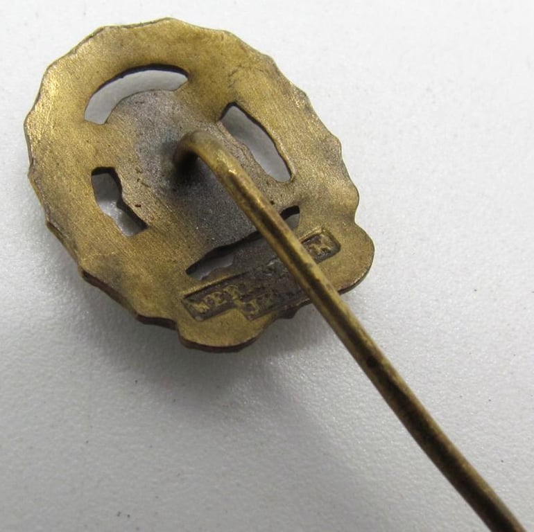 DRL in Bronze miniature sports badge (Wernstein Jena)