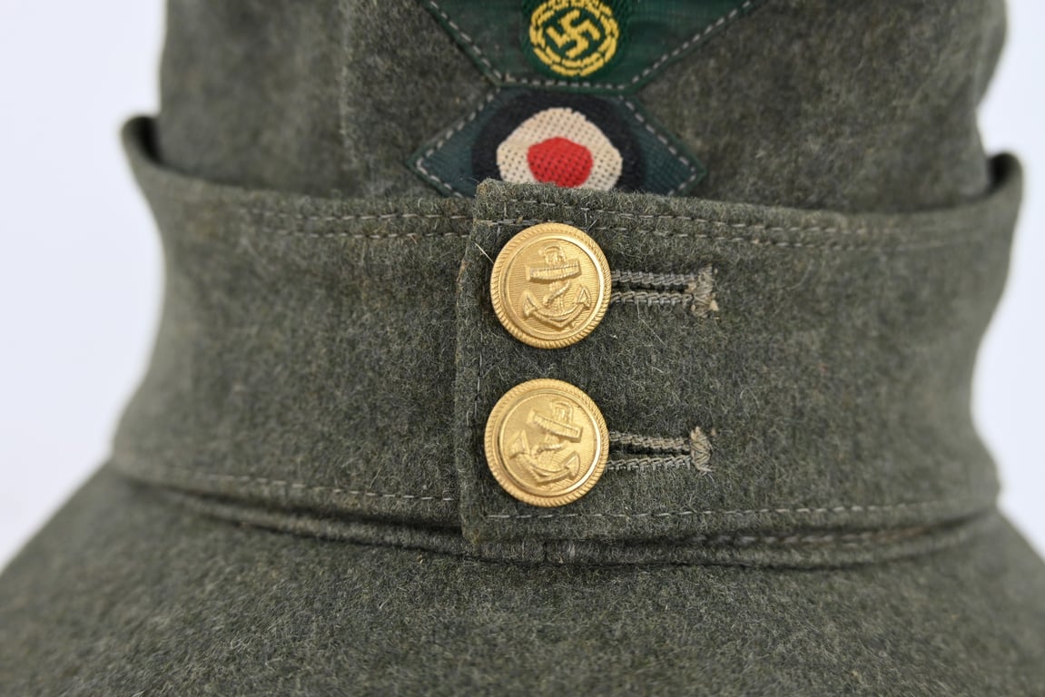 German KM Officer Coastal Artillery Fieldcap