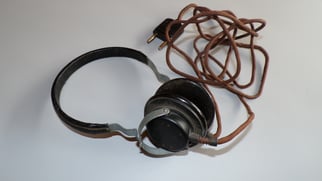 Wehrmacht Kopfhörer Dfh.a 41 Doppelfernhörer