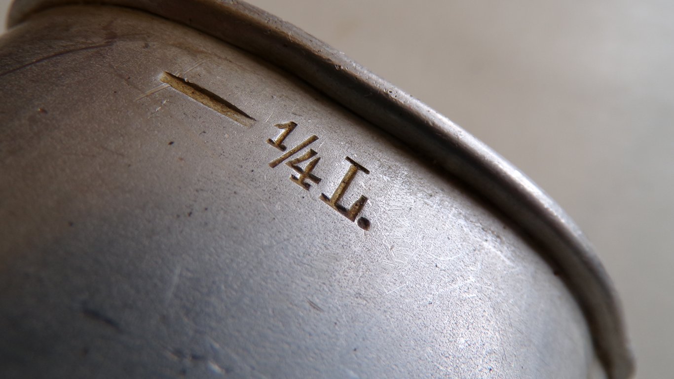 Rare Wehrmacht Sanitäter Aluminum Cup (1/4 L)