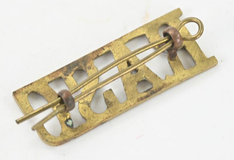 British WW2 RASC Brass Shoulder Title