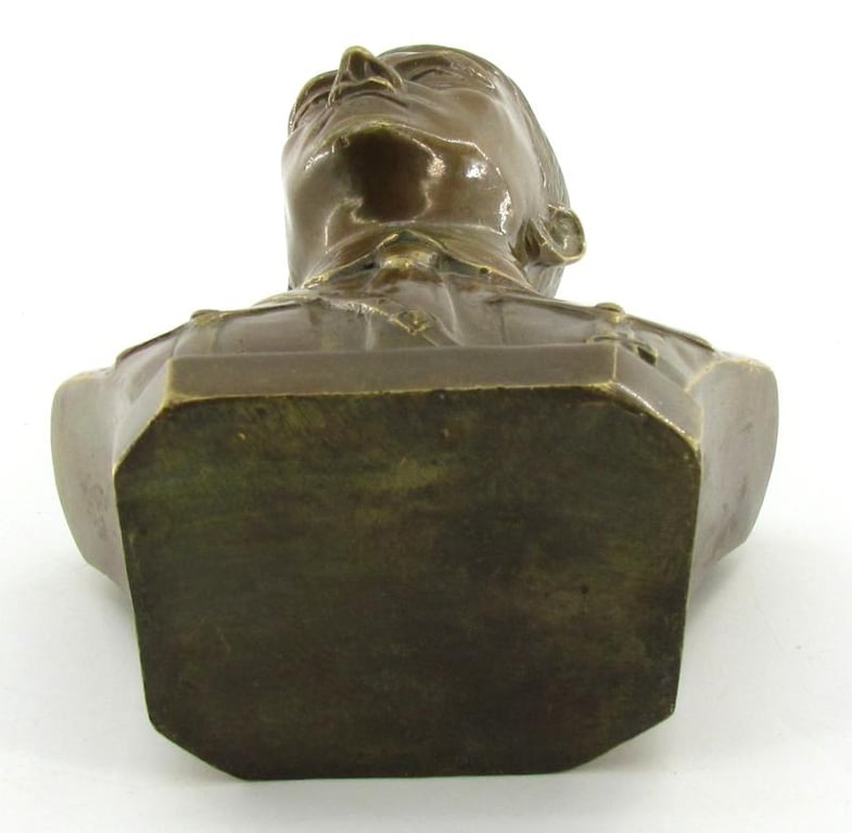 Brass Material Bust of Adolf Hitler