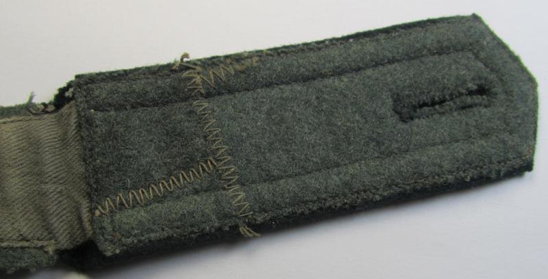 Single - and actually not that often seen! - WH (Heeres) NCO-type (ie. 'M36-/M40'-pattern- and 'pointed styled-') 'cyphered' shoulderstrap as was intended for usage by an: 'Uffz. des Infanterie-Regiments 78'