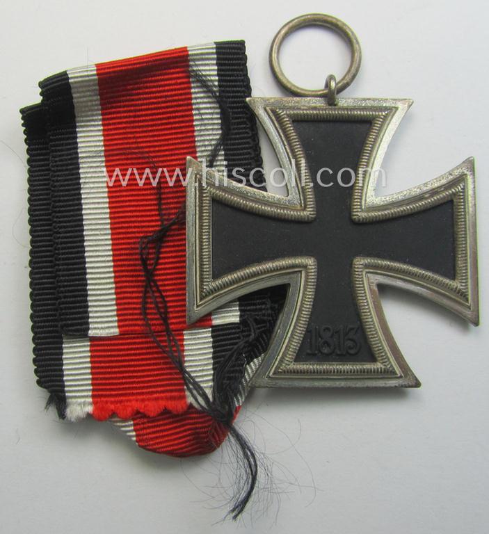 'EKII. Klasse' being a maker- (ie. '65'-) marked example that comes together with its confectioned ribbon (ie. 'Bandabschnitt') by the maker (ie. 'Hersteller'): 'Klein & Quenzer'