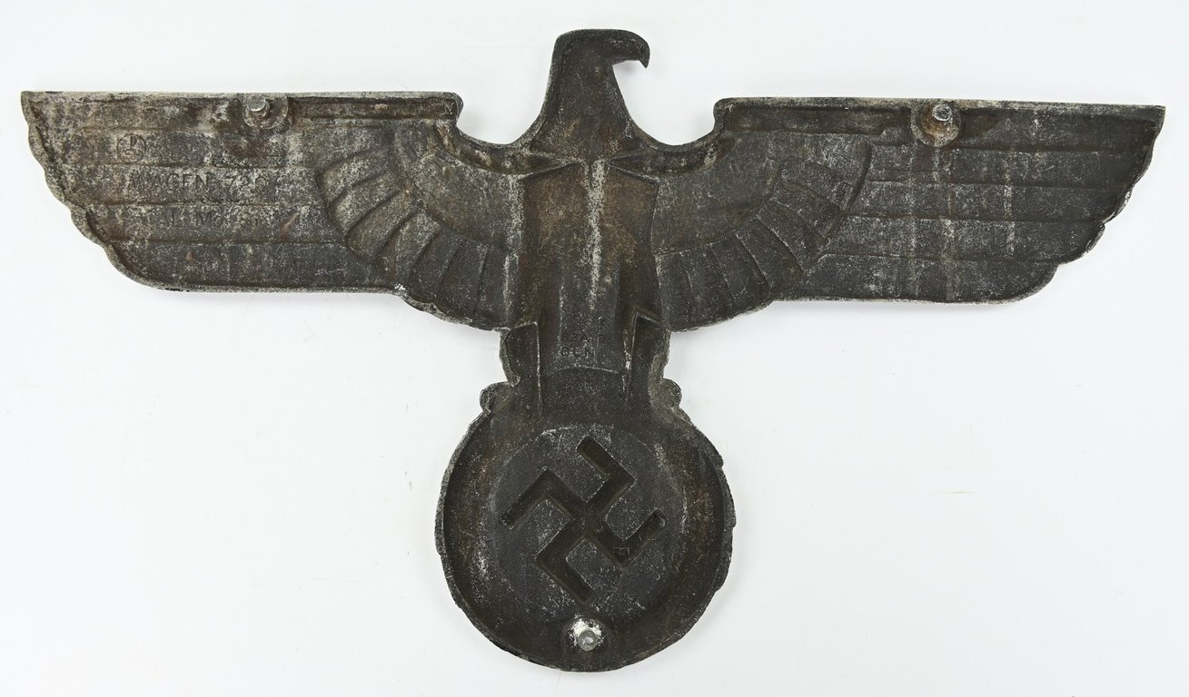 German Third Reich Rare 29'' Railway Eagle