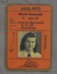 AEG-RFO Factory Access Pass to German Woman from...