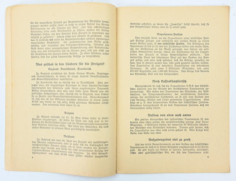 German KdF Booklet