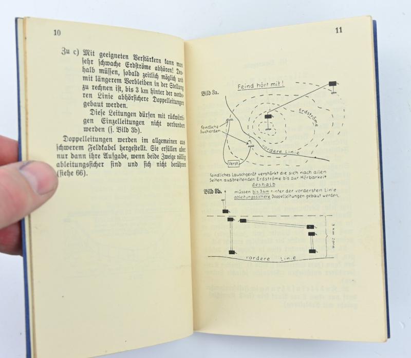 German WH Instruction Manual 'Fieldphone signal making'