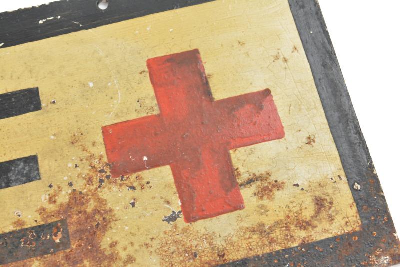 German Third Reich Red Cross sign 'Fusshilfe'