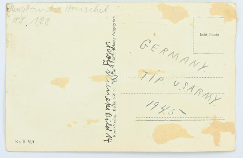 German LW Postcard 'Sturzbomber'