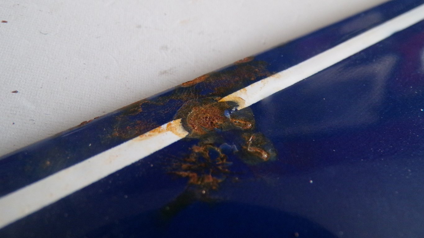 Adolf Hitler Strasse enamel sign