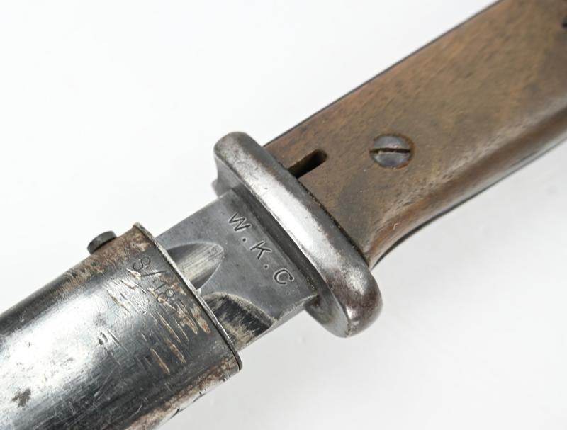 German K98 Bayonet with Frog and Matching Numbers 'WKC'