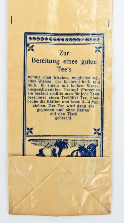 German Third Reich Era Tea Bag Set