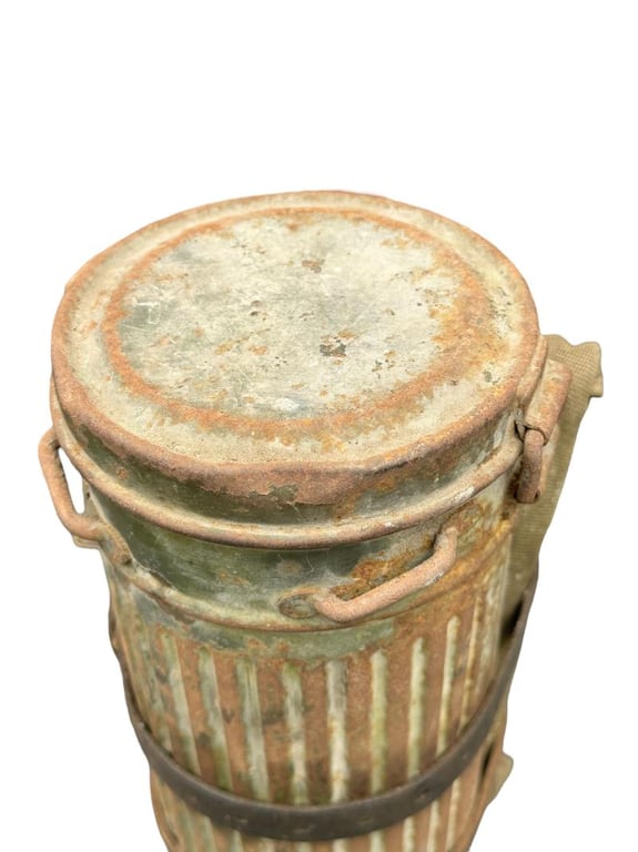 Camouflaged Gasmask with Gascape