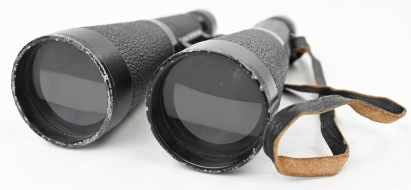 German WH 7x56 Panzer Binocular in Presstoff Case 1945