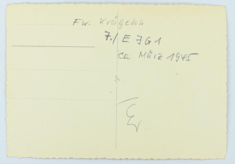 German LW Postcard Ergänzungs-Jagdgeschwader 1 (EJG/1)