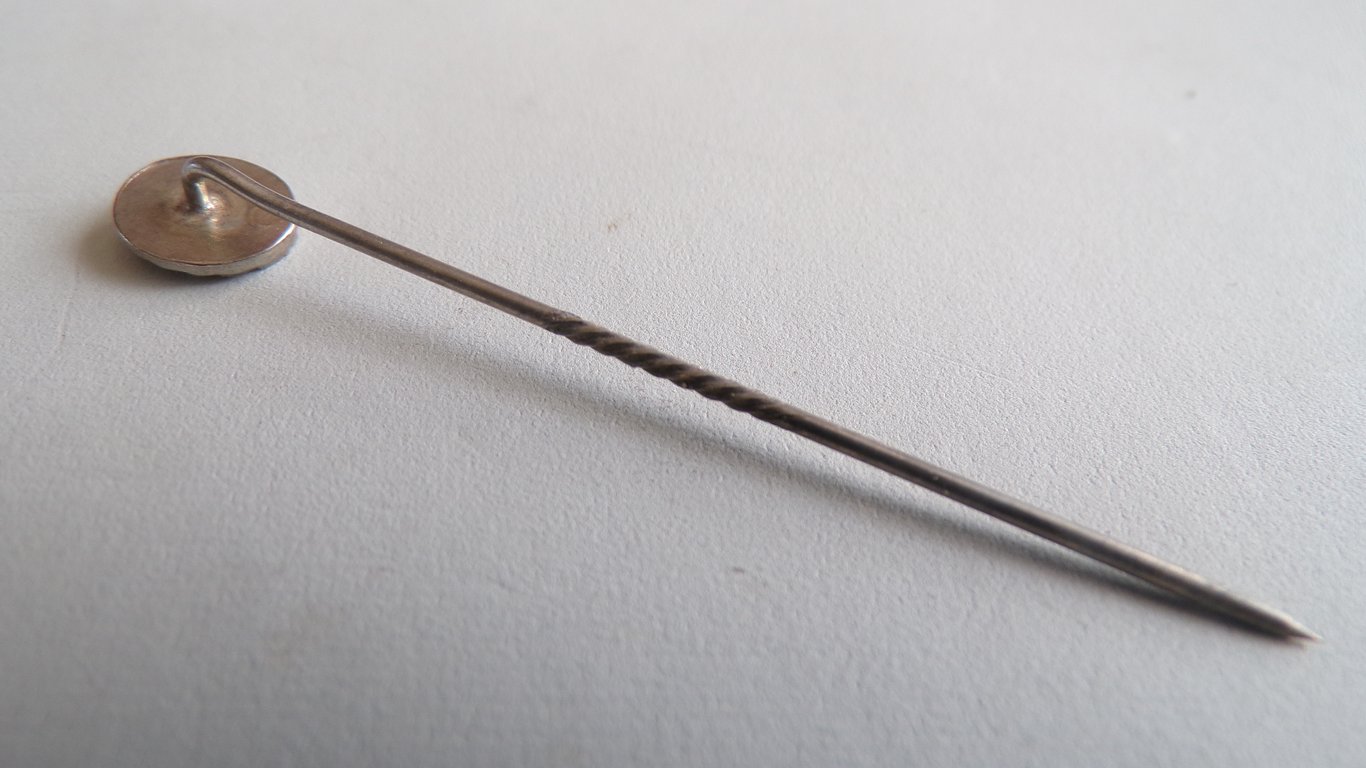 9mm Miniature Wound Badge in Silver