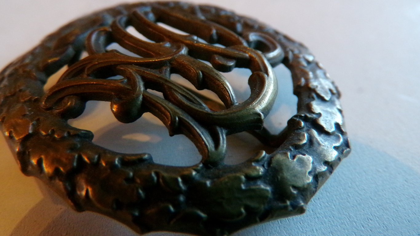 Deutsches Turn u Sportabz. 1919-1934 DRA in Bronze