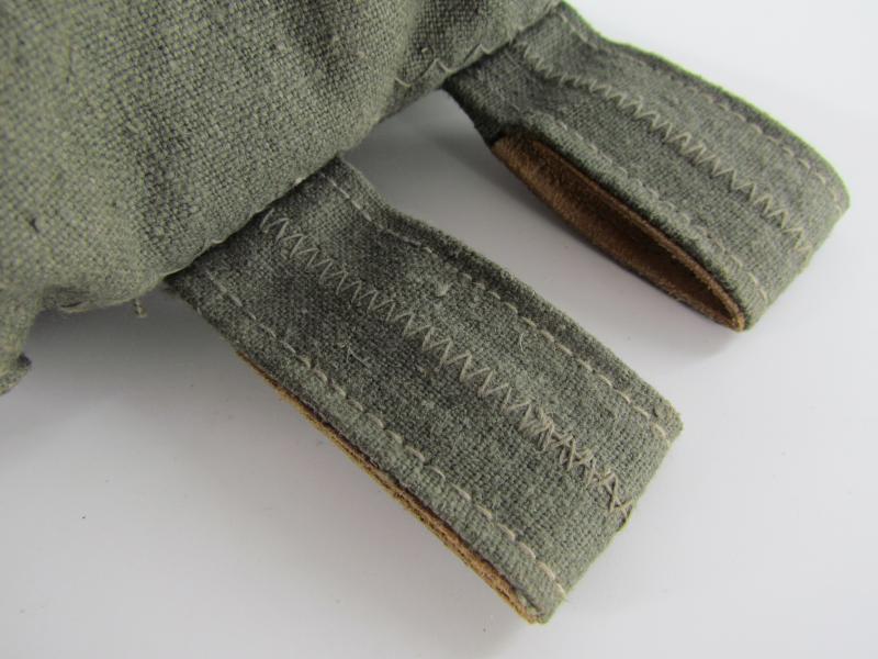 German Wehrmacht Gas Mask Filter Pouch 1944 Dated