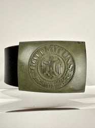 Mint Wehrmacht Belt and Buckle "J.F.S."