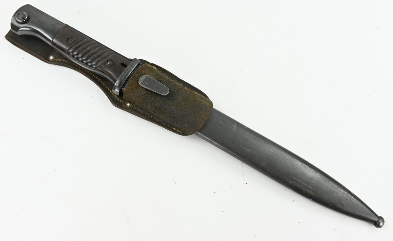 German WH K98 Mauser Bayonet with Frog E. & F. Hörster & Co., Solingen.