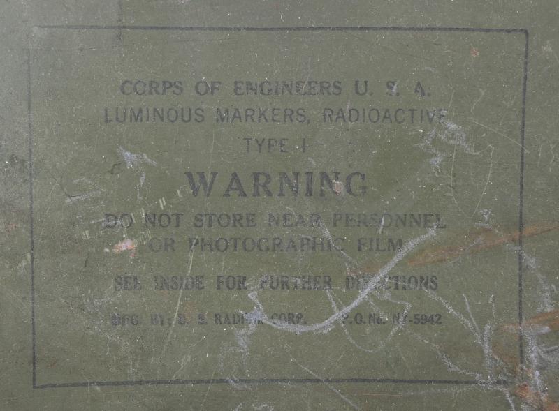 US WW2 Illuminating Disc Stock Case