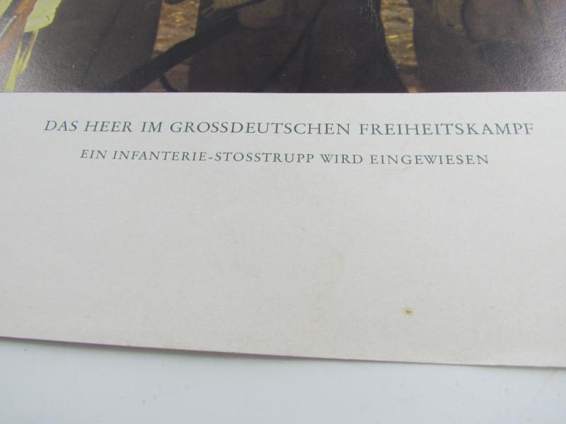 German.Printed Photo,”Das Heer Im Grossdeutschen Freiheitskampf