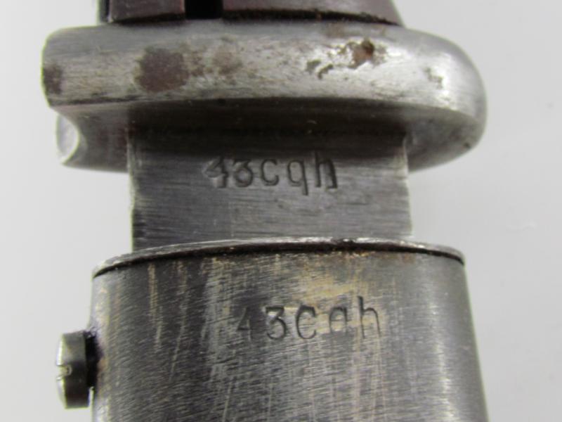 K98 Bayonet (Seitengewehr) With Matching Scabbard cqh43