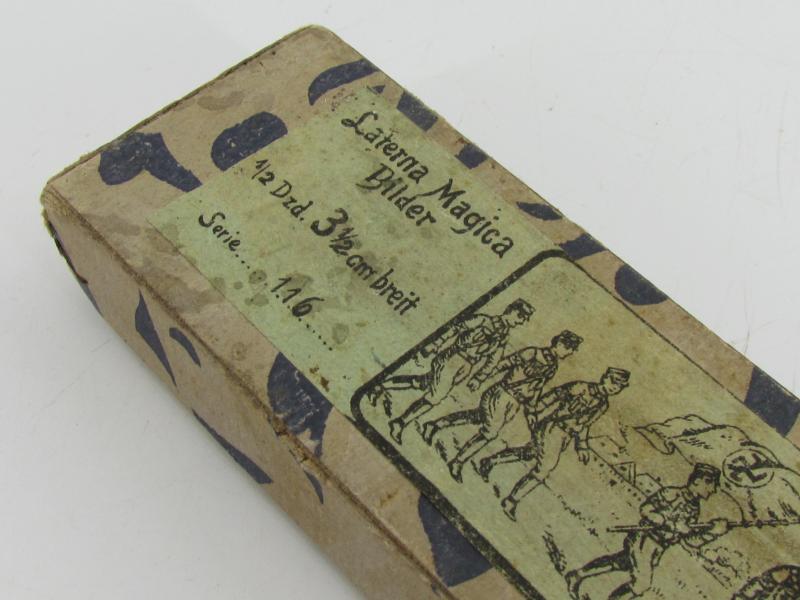 Magic Lantern ( Laterna Magica ) Glass Plates In Original Box