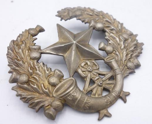 British The Cameronians (Scottish Rifles) Regiment Cap Badge
