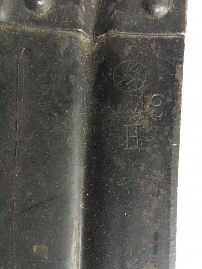 German Folding Shovel with Carrying Case, 2nd Model