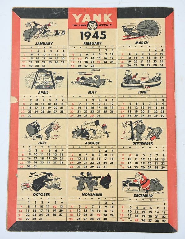 US WW2 Yank Magazine December 31, 1944