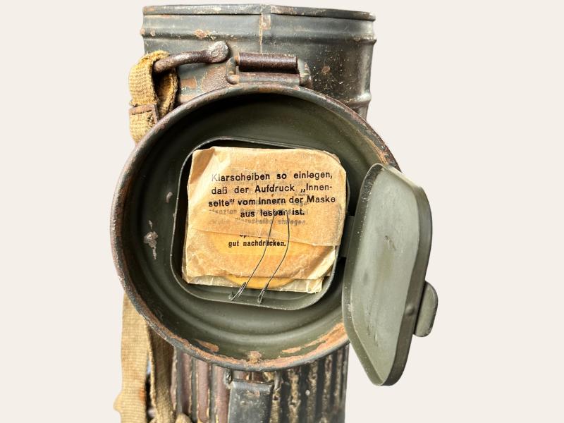 Camouflaged Gasmask Canister