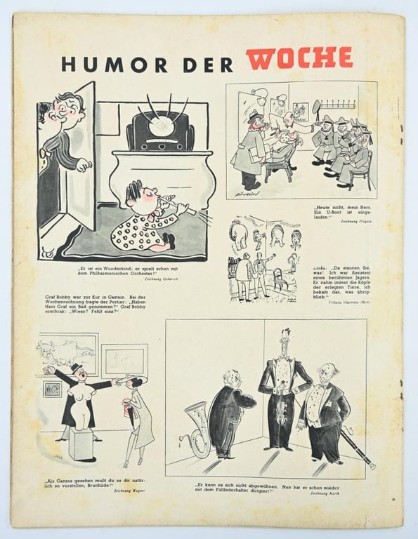 German Third Reich Magazine 'Die Woche' 1943